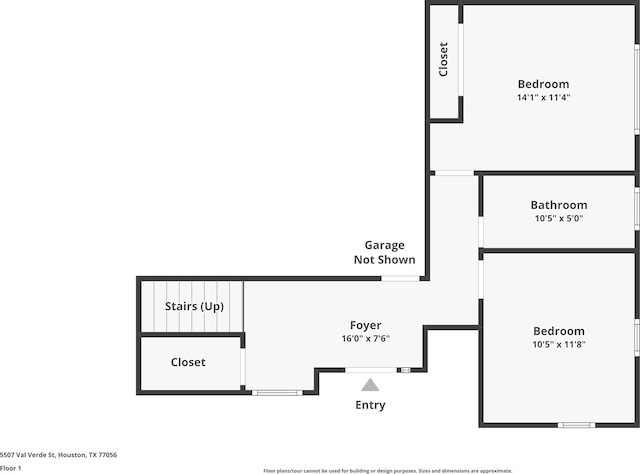 5507 Val Verde St, Houston, TX 77056 - view of home floor plan
