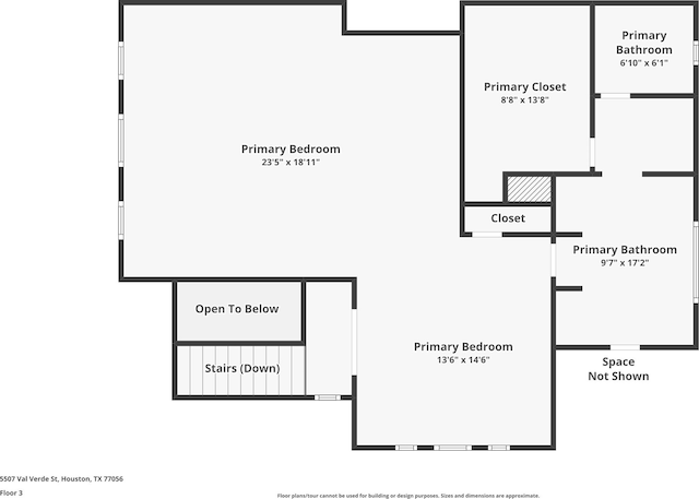 5507 Val Verde St, Houston, TX 77056 - view of room layout
