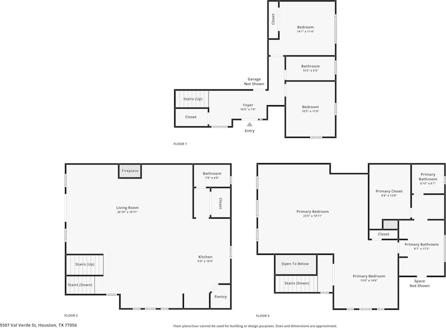 5507 Val Verde St, Houston, TX 77056 - view of home floor plan
