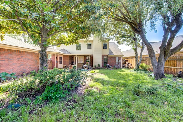 3402 Deeds Rd, Houston, TX 77084 - rear view of property with brick siding