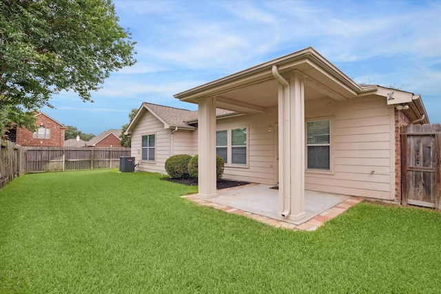 21551 Elm Hurst Ln, Katy, TX 77450 - rear view of property featuring a patio and central AC unit