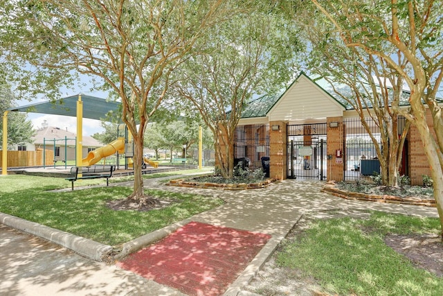 21551 Elm Hurst Ln, Katy, TX 77450 - view of community featuring a gate
