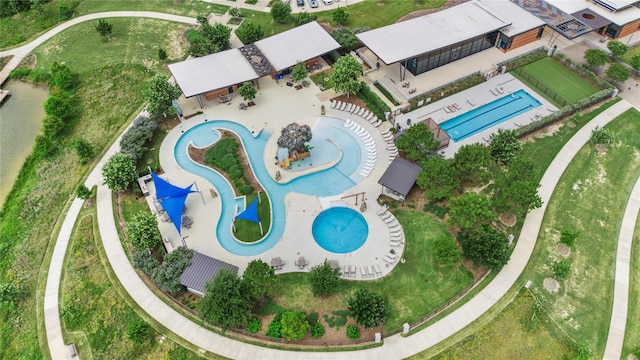 19307 Spillway Overlook Cir, Cypress, TX 77433 - view of property location featuring a pool