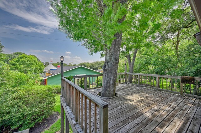 906 Carlee Dr, Brenham, TX 77833 - view of wooden terrace
