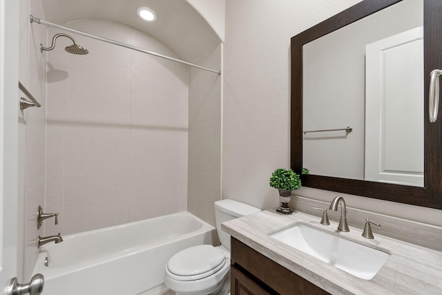 1811 Upland Lks, Houston, TX 77043 - full bathroom with tub / shower combination, toilet, and vanity