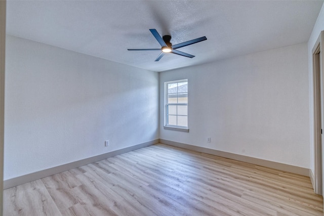 6 Rio Seco Dr, Uvalde, TX 78801 - spare room with light wood-style flooring and ceiling fan