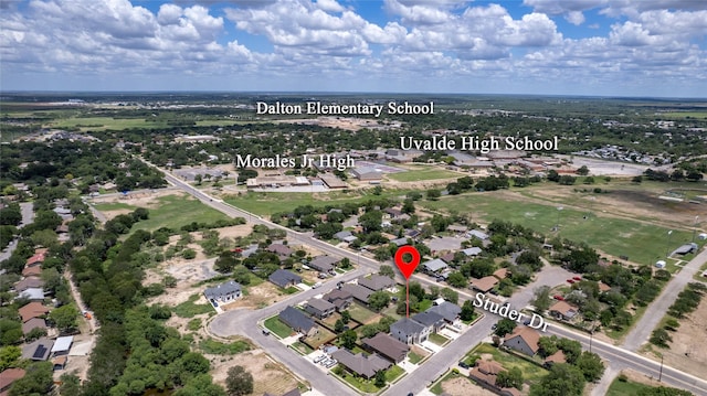 6 Rio Seco Dr, Uvalde, TX 78801 - aerial perspective of suburban area