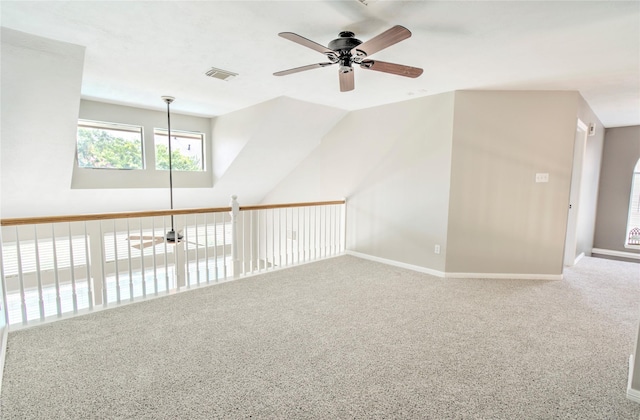19927 Maple Village Dr, Cypress, TX 77433 - carpeted empty room with ceiling fan and baseboards