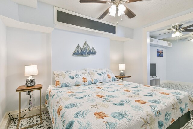 1513 19th St, Galveston, TX 77550 - bedroom with baseboards and ceiling fan