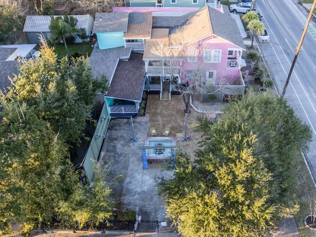 1513 19th St, Galveston, TX 77550 - aerial view of property and surrounding area