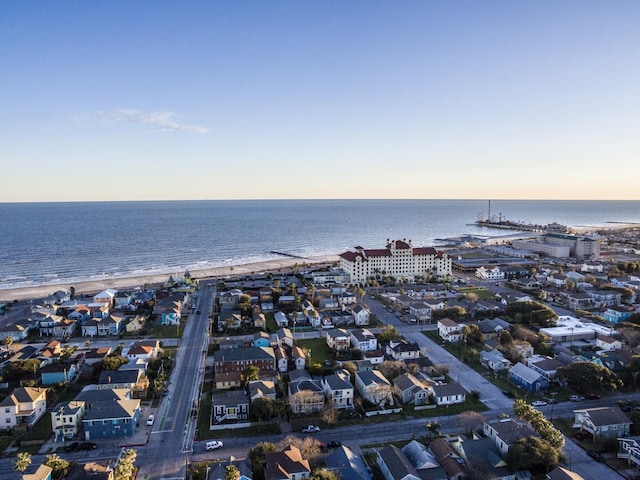 1513 19th St, Galveston, TX 77550 - aerial view at dusk of a water view