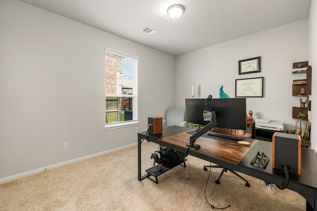 77 Indian Wells Dr, Manvel, TX 77578 - office with baseboards and carpet flooring