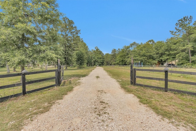 4142 Longhorn Dr, Cleveland, TX 77328 - view of street with a view of rural / pastoral area and a wooded view