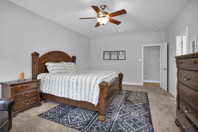 4142 Longhorn Dr, Cleveland, TX 77328 - bedroom featuring carpet floors and a ceiling fan