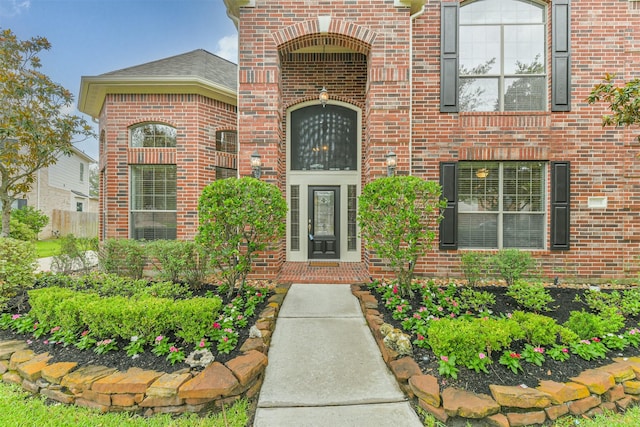 22011 Twinkle Sky Ct, Cypress, TX 77433 - doorway to property with brick siding