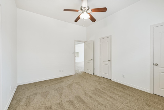 22011 Twinkle Sky Ct, Cypress, TX 77433 - unfurnished bedroom featuring carpet flooring, baseboards, and a ceiling fan