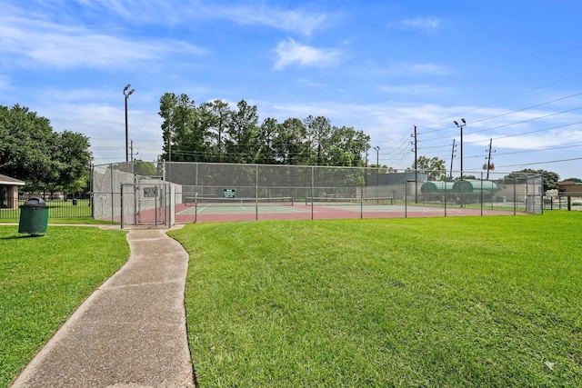 7115 Blanco Pines Dr, Humble, TX 77346 - view of tennis court