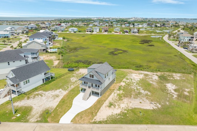 714 Vista Bella, Galveston, TX 77554 - aerial perspective of suburban area with a large body of water