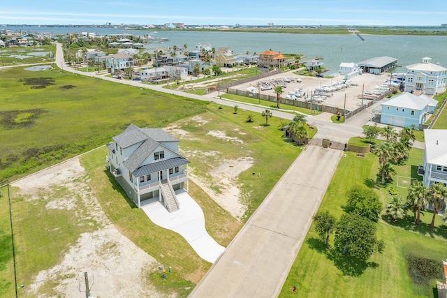 714 Vista Bella, Galveston, TX 77554 - aerial view of a large body of water