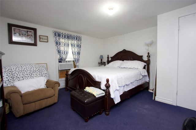 4604 Octavia St, Houston, TX 77026 - bedroom with carpet floors and cooling unit