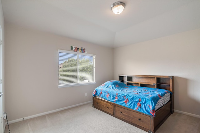 3610 Harewood Ct, Pearland, TX 77584 - carpeted bedroom with baseboards and lofted ceiling