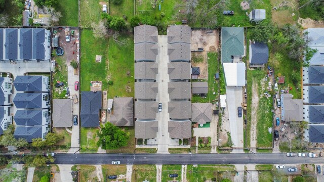 849 Mansfield St Unit F, Houston, TX 77091 - aerial overview of property's location featuring nearby suburban area