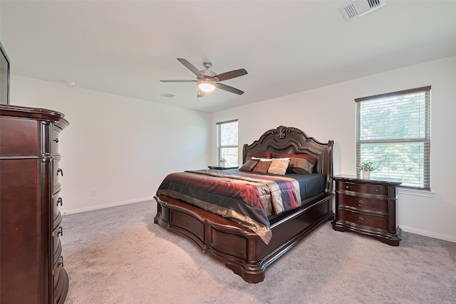 766 Hardwood Grove Ct, Houston, TX 77090 - bedroom featuring carpet flooring, baseboards, and ceiling fan