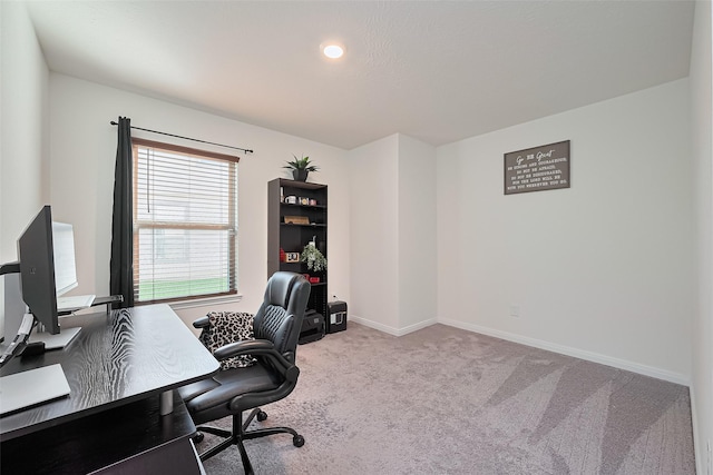 766 Hardwood Grove Ct, Houston, TX 77090 - carpeted office featuring baseboards