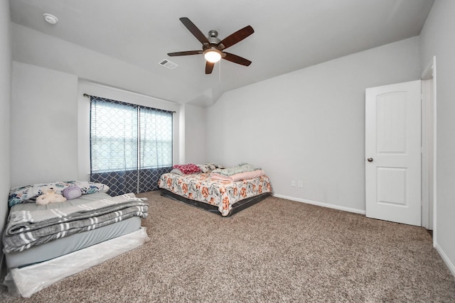18510 Snowy River Ln, Katy, TX 77084 - carpeted bedroom featuring baseboards and a ceiling fan
