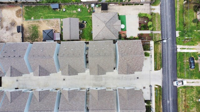 853 Mansfield St Unit D, Houston, TX 77091 - drone / aerial view