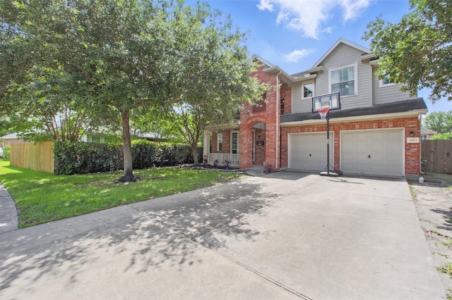 9103 Huckinston Ct, Spring, TX 77379 - multi unit property featuring brick siding, driveway, and a garage