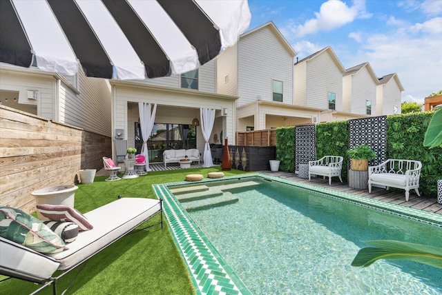 619 W 26th St, Houston, TX 77008 - back of house featuring an outdoor hangout area and a patio area