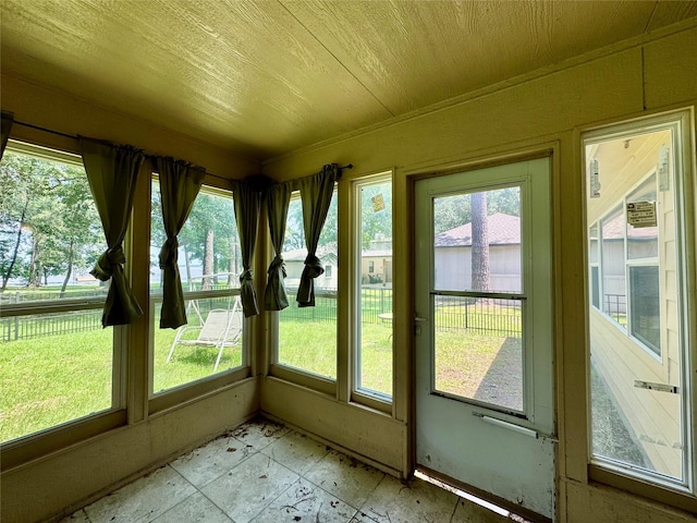86 Huntington, Trinity, TX 75862 - unfurnished sunroom featuring plenty of natural light