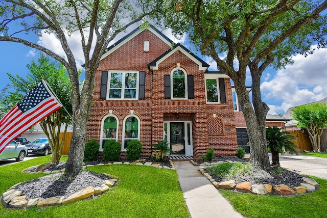 9611 Haven Crossing Ct, Houston, TX 77065 - view of front of home featuring brick siding and driveway