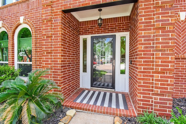 9611 Haven Crossing Ct, Houston, TX 77065 - property entrance with brick siding