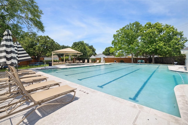 7811 Skyline Dr, Houston, TX 77063 - community pool featuring a patio area