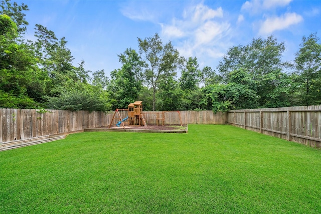 4006 Frontier Rd, Willis, TX 77378 - view of yard featuring a playground