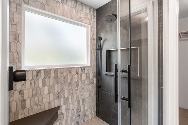 14515 Redbud Valley Trl, Houston, TX 77062 - bathroom featuring a shower stall