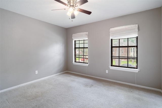 14515 Redbud Valley Trl, Houston, TX 77062 - carpeted spare room with healthy amount of natural light, baseboards, and a ceiling fan