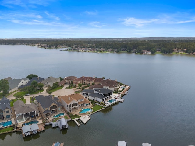 169 Westlake Pt, Montgomery, TX 77356 - aerial view of residential area featuring a nearby body of water