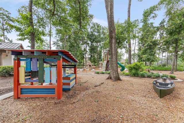 11914 Parsifal Creek Rd, Humble, TX 77346 - view of yard with a playground