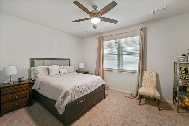 23659 Goodfellow Dr, Spring, TX 77373 - carpeted bedroom featuring baseboards and ceiling fan