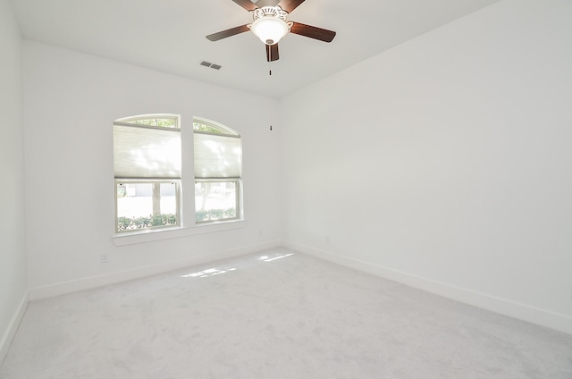 810 Sunbeam Creek Ct, Richmond, TX 77406 - unfurnished room with light carpet, baseboards, and ceiling fan