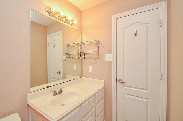 5703 Bent Arbor Ln, Katy, TX 77450 - bathroom with vanity and toilet