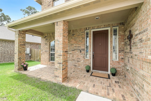 139 S Ridge Park Dr, Magnolia, TX 77354 - property entrance with brick siding
