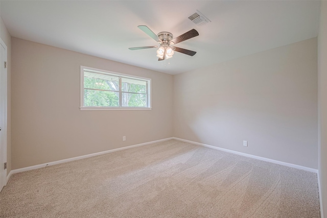 1316 Courtney St, Richmond, TX 77469 - carpeted empty room with baseboards and a ceiling fan