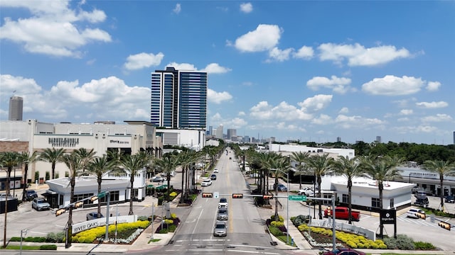 1601 S Shepherd Dr Unit 220, Houston, TX 77019 - view of building exterior featuring a skyline view