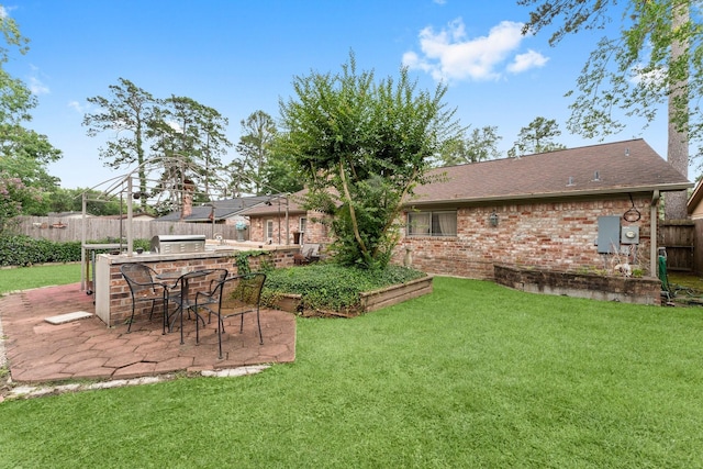 23826 Farm Hill Rd, Spring, TX 77373 - view of yard with a patio