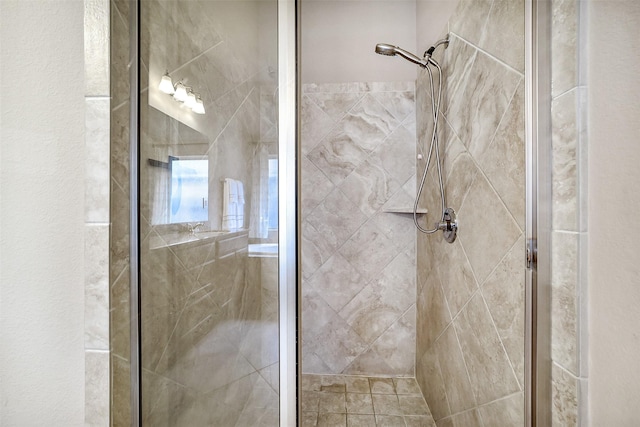 4011 Teramo Ln, Katy, TX 77493 - bathroom featuring a stall shower