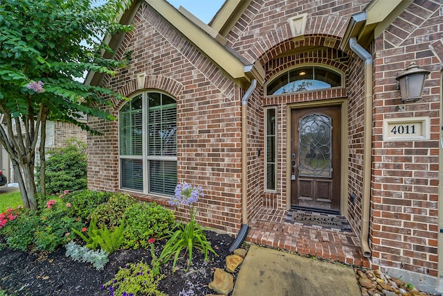 4011 Teramo Ln, Katy, TX 77493 - view of exterior entry featuring brick siding